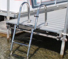 telescoping stainless steel dock ladder